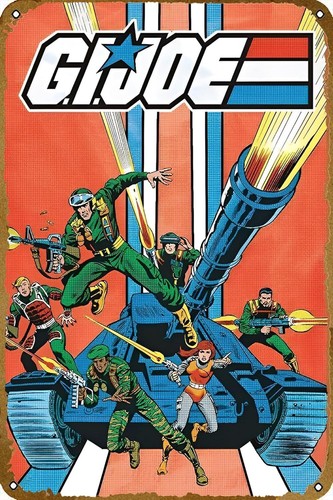 Vintage Collectible Posters - Постер Gi Joe – Tank, винтажная