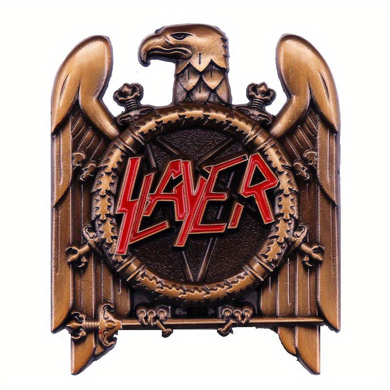 Collectible Vintage Brooches - 1 шт., ретро хэви-метал, поп-музыка, эмалированная