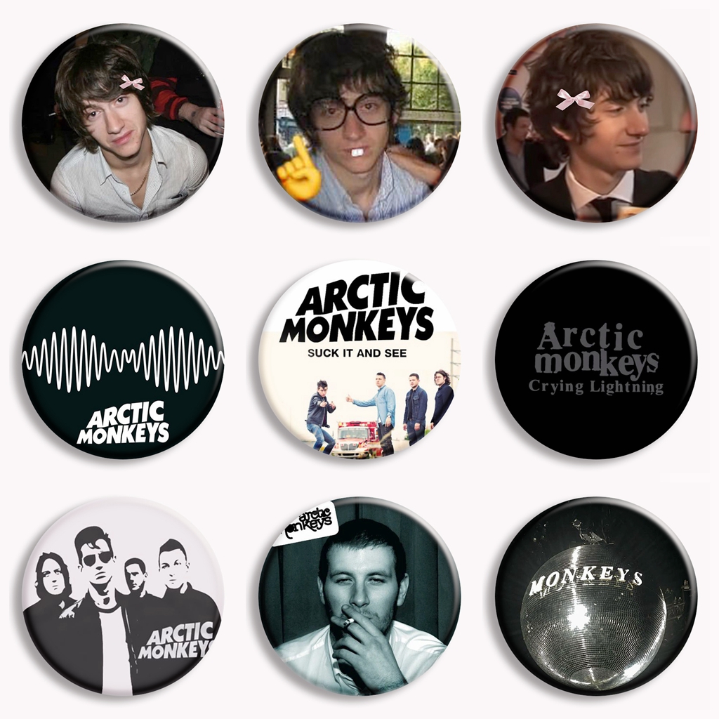 Collectible Vintage Brooches - Винтажная музыкальная группа Arctic Monkeys, обложка