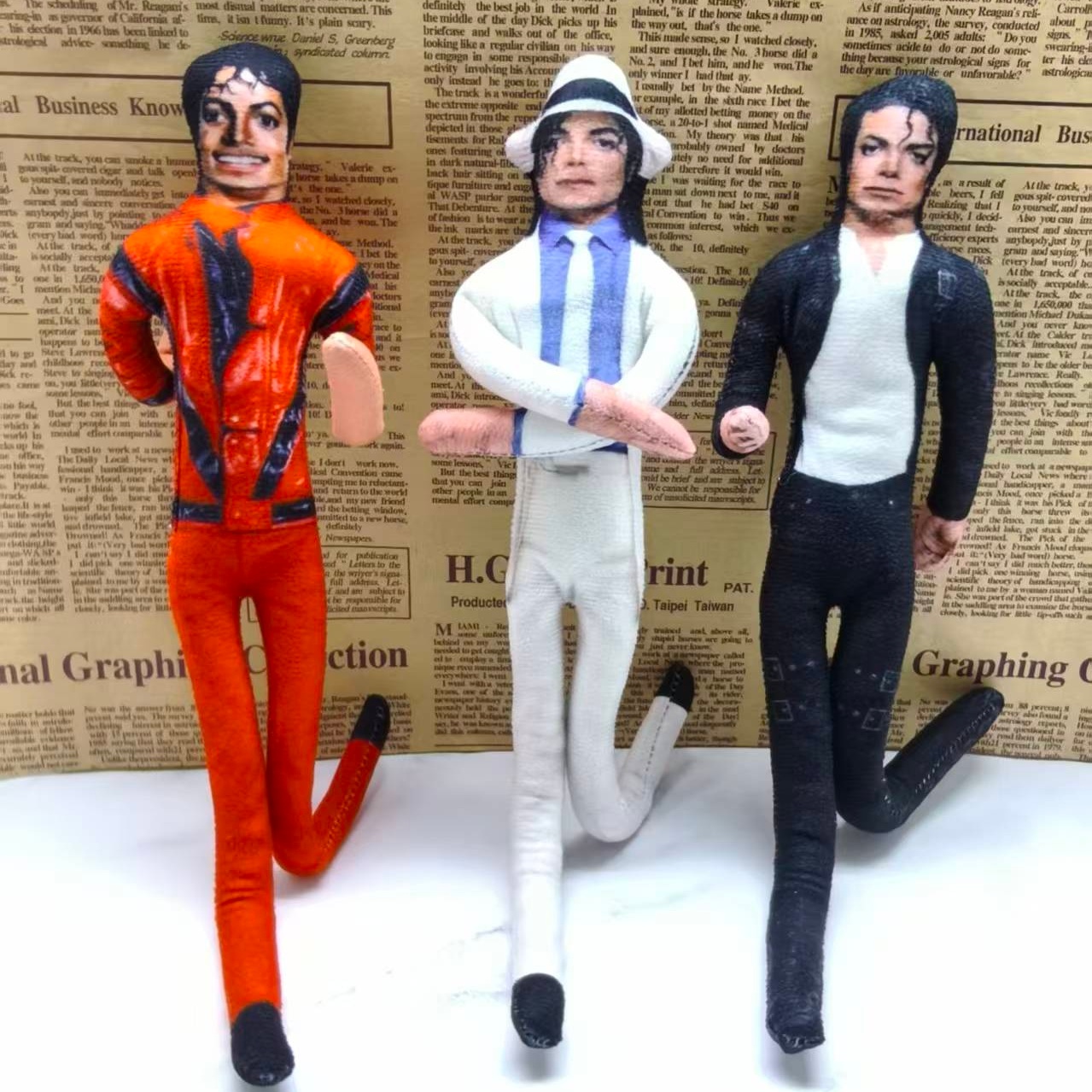 Vintage Toys Collection - Винтажная плюшевая кукла-реквизит Майкла Джексона (MJ)