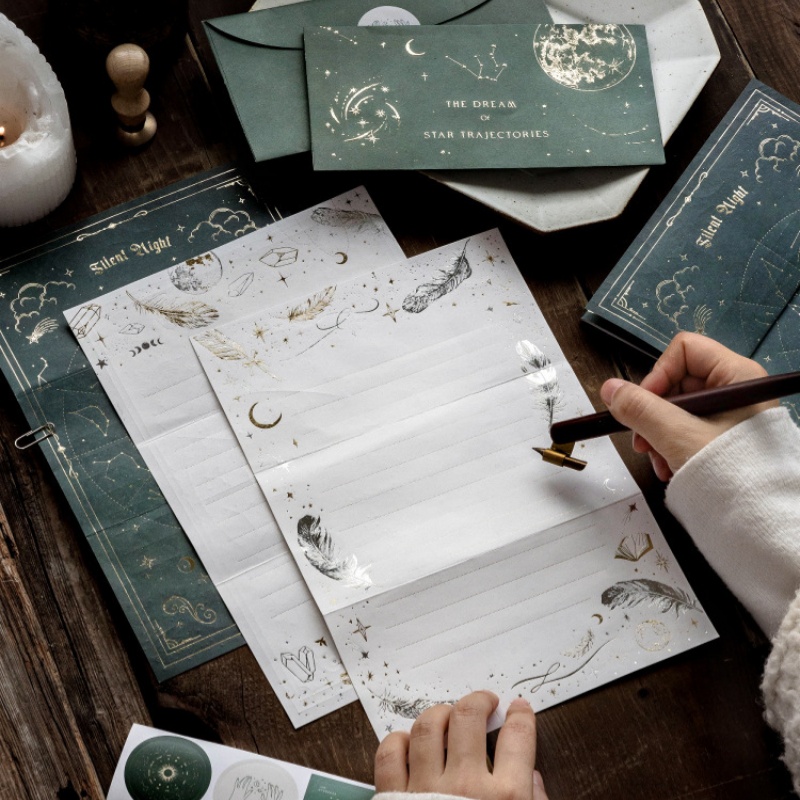 Collectible Vintage Greeting Cards - Серия коллекционных открыток «Звезды и Луна»: