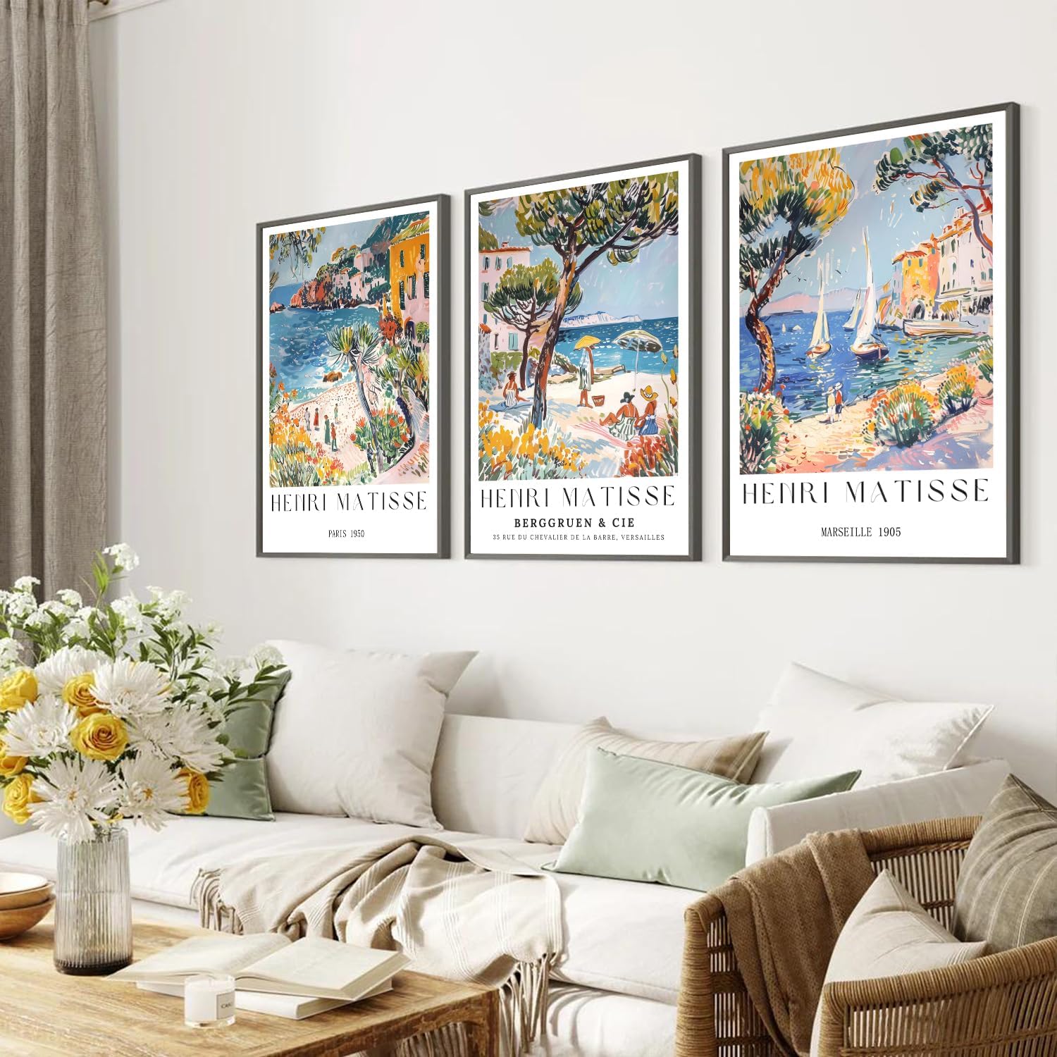 Vintage Collectible Posters - Комплект из 3 винтажных картин для