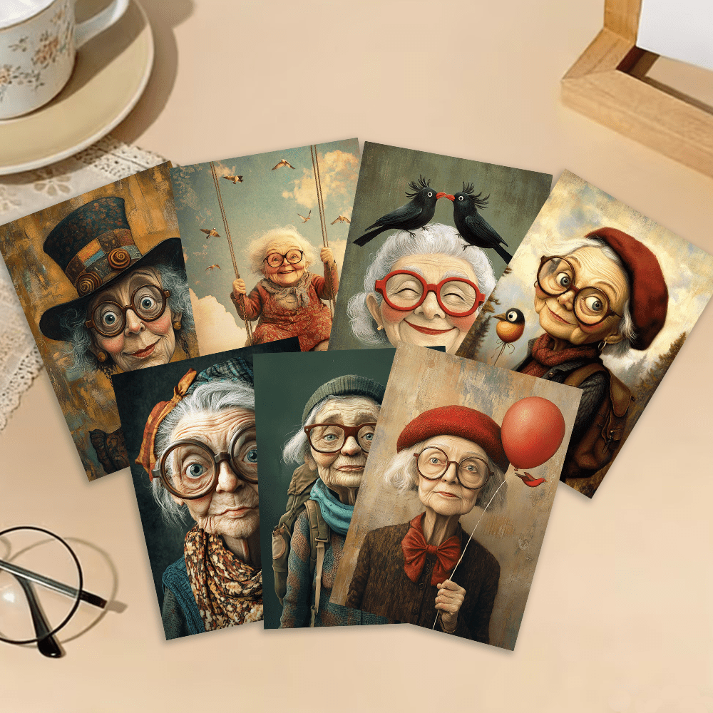 Collectible Vintage Greeting Cards - 32 шт., винтажные открытки с милыми