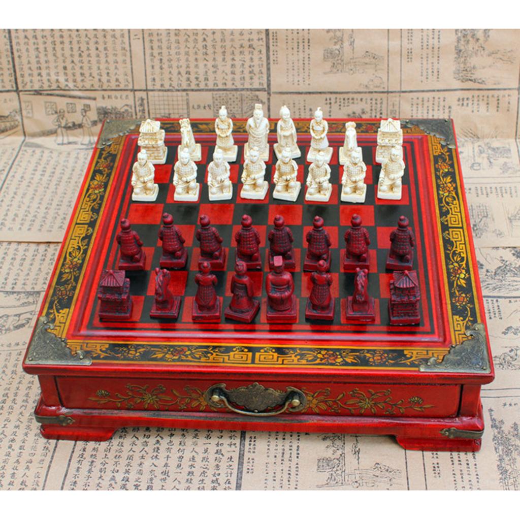 Набор китайских шахмат из смол – обзор и цена Vintage Collectible Board Games