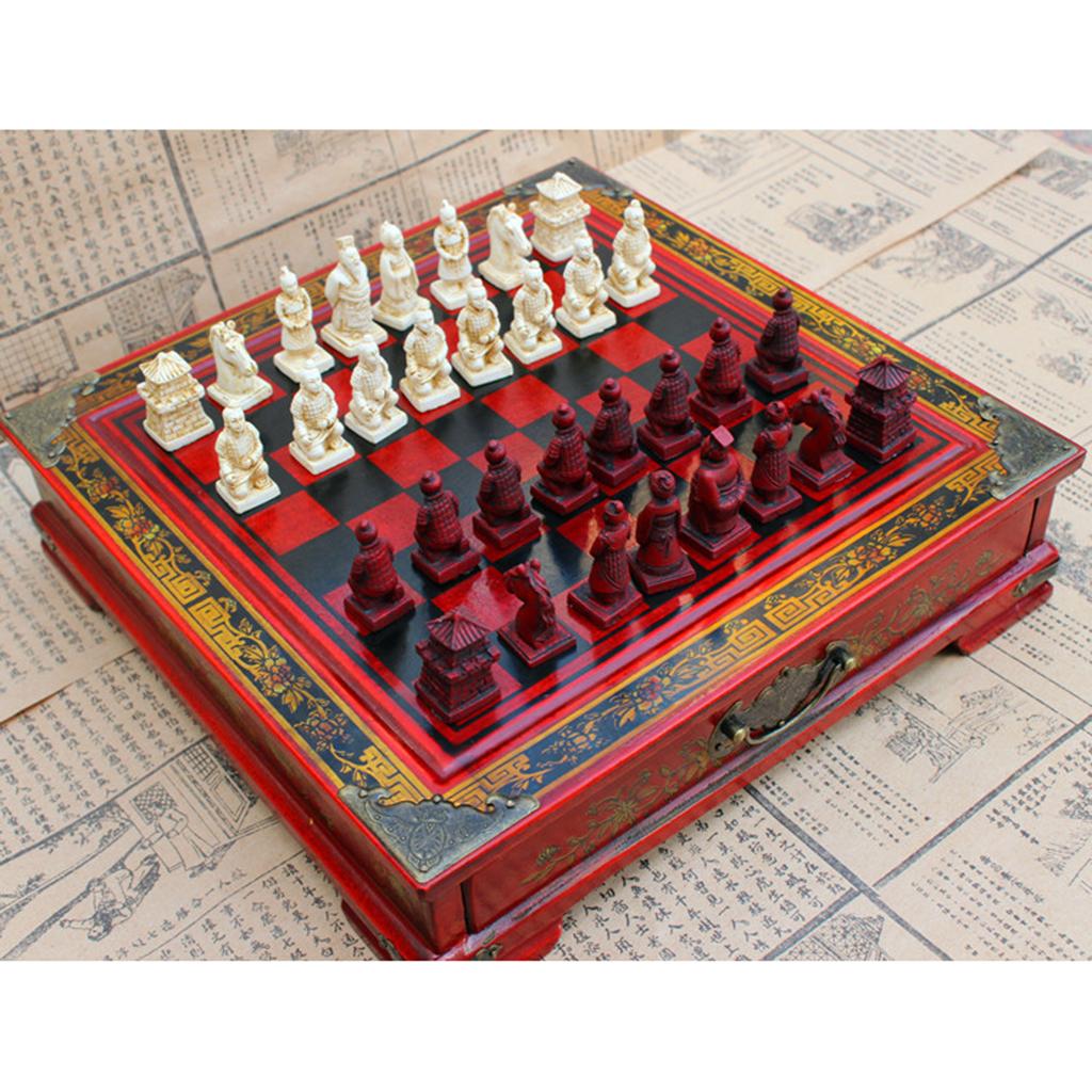 Набор китайских шахмат с фигур – обзор и цена Vintage Collectible Board Games