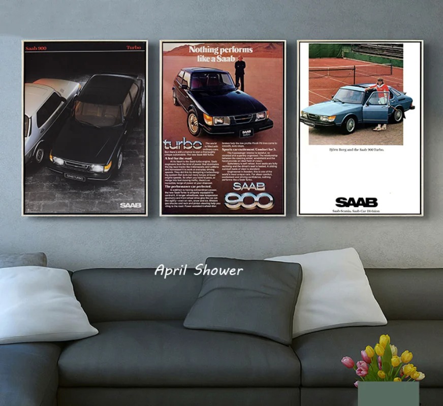 Классический винтажный Saab 90 – обзор и цена Vintage Collectible Posters